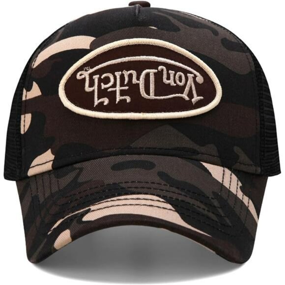 Retro trucker cap adjustable snapback mesh baseball hat curved bill unisex trend - Picture 7 of 8